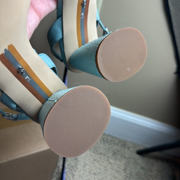 NWTIB • Sam Edelman • Womens Kia Block Heel Sandal • Tide Blue • Size 9 😍 - Picture 12 of 17